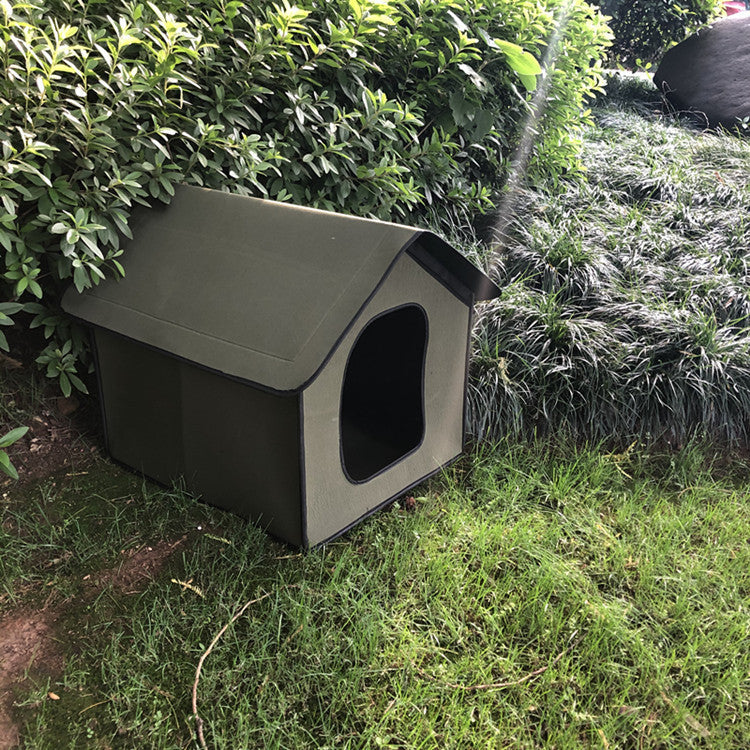 Pet House - Outdoor Water & Weather Proof Dog Kennel/Cat House Foldable