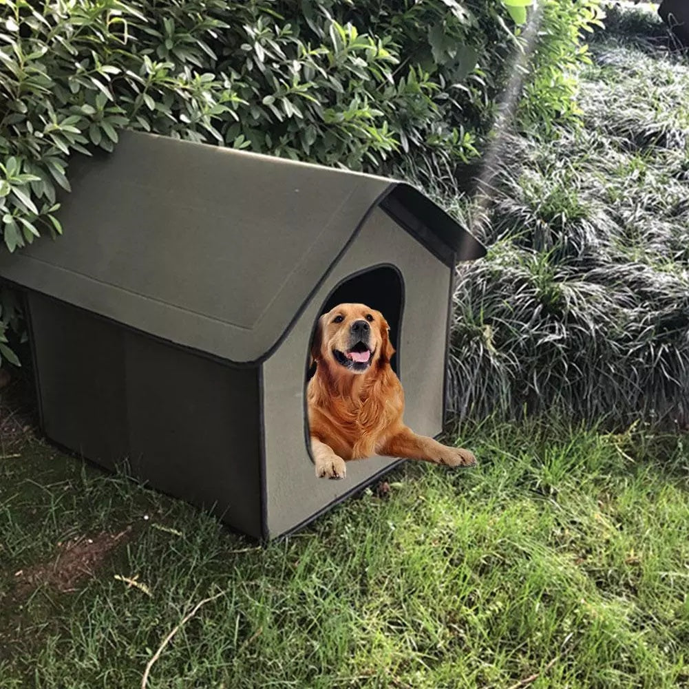 Pet House - Outdoor Water & Weather Proof Dog Kennel/Cat House Foldable
