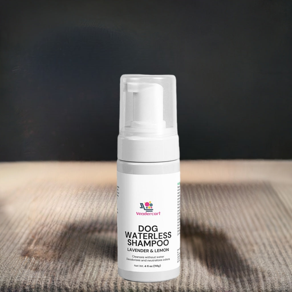 Dog Waterless Shampoo  No Rinse, Easy Clean Coat Formula For Pets